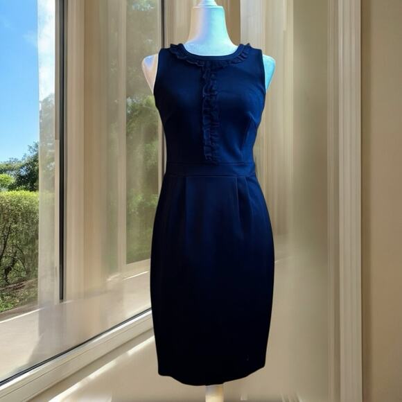 NEW J. Crew Ruffled Tailored Structured Longline Pinafore Career Dress 4 NWOT - Picture 2 of 16